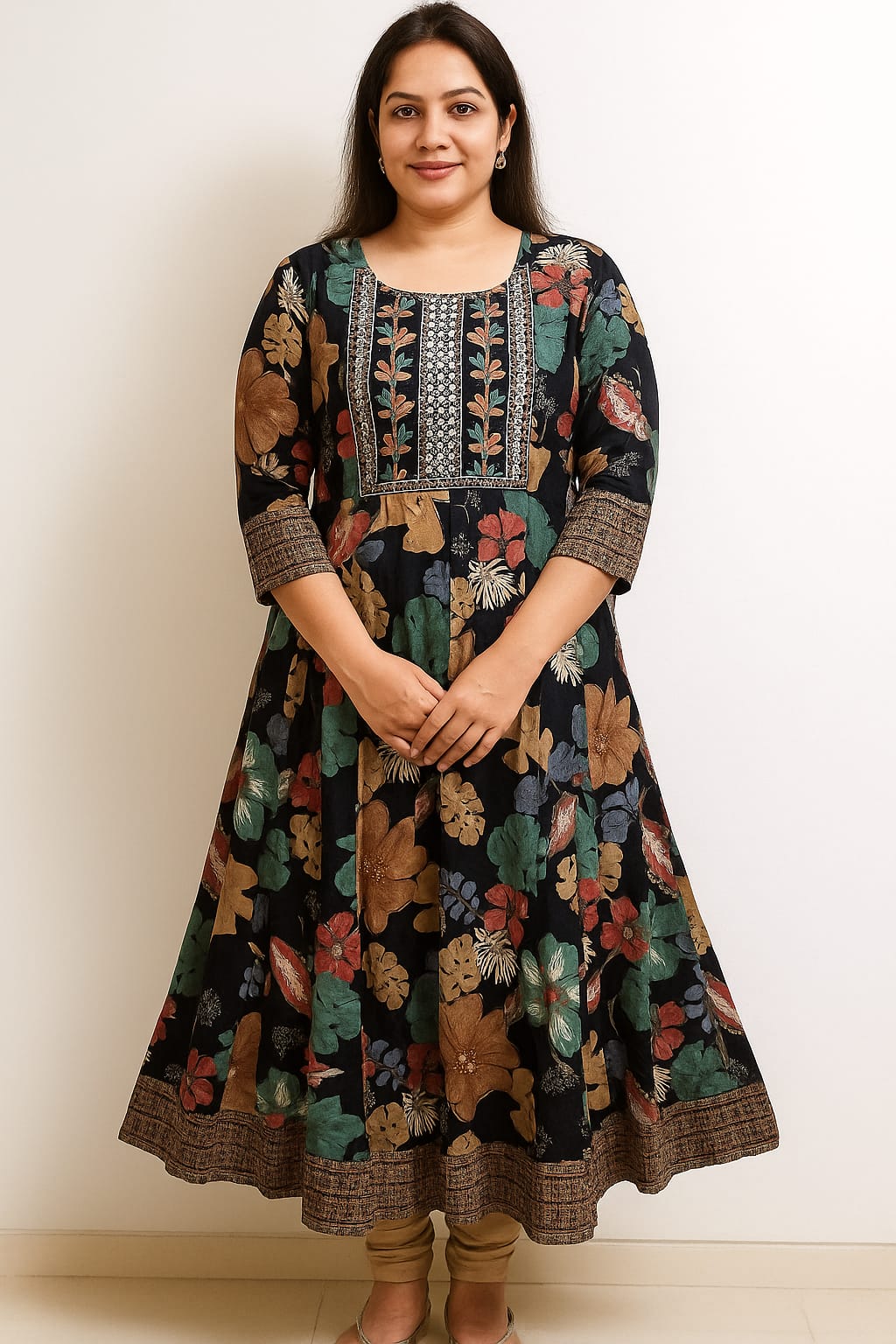 umbrella cotton Kurti