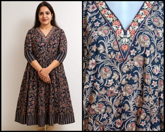 umbrella cotton Kurti